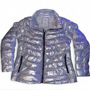 Gap Puffer Coat with Zipper Pockets and Gap ColdControl Tech — L